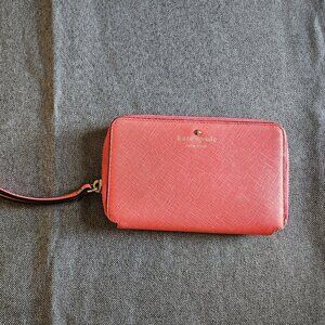 Coral Kate Spade wallet